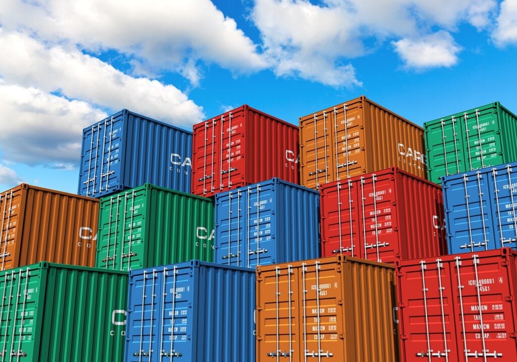 Containers for export