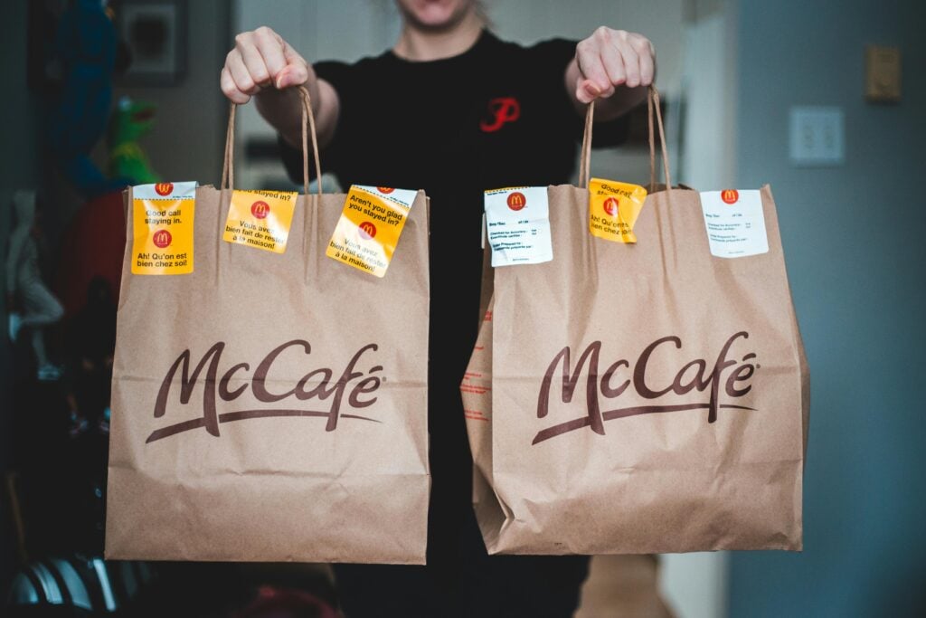 McCafe bags shown